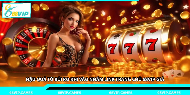 Hậu quả từ rủi ro khi vào nhầm link trang chủ 68vip giả