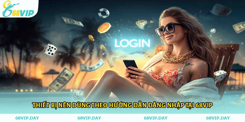 Thiết bị nên dùng theo hướng dẫn đăng nhập tại 68vip