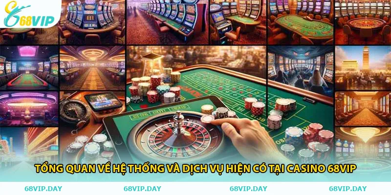 Tổng quan về hệ thống và dịch vụ hiện có tại casino 68vip